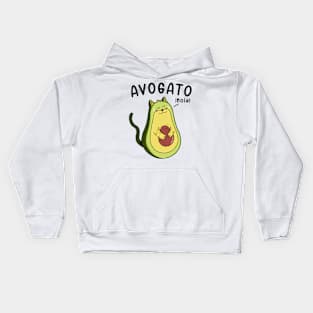 Avogato ihola ! - A  Cinco De Mayo shirt for a pet lover and cat owner Kids Hoodie